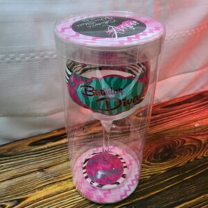 Minx Birthday Diva 18 oz Collector's Wine Glass Gift